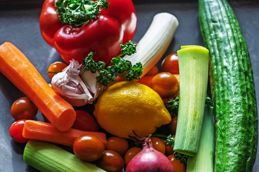Fresh ingredients for business kitchens