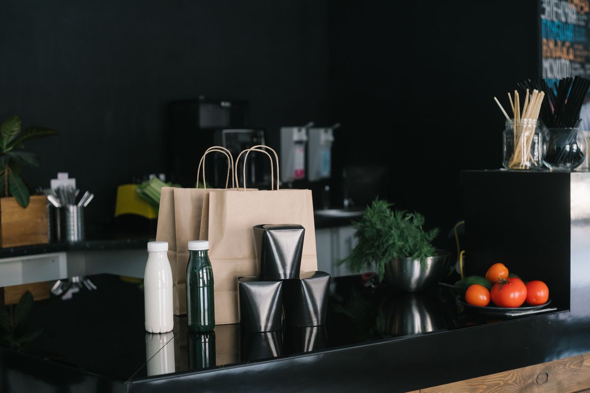Takeout packaging and bags